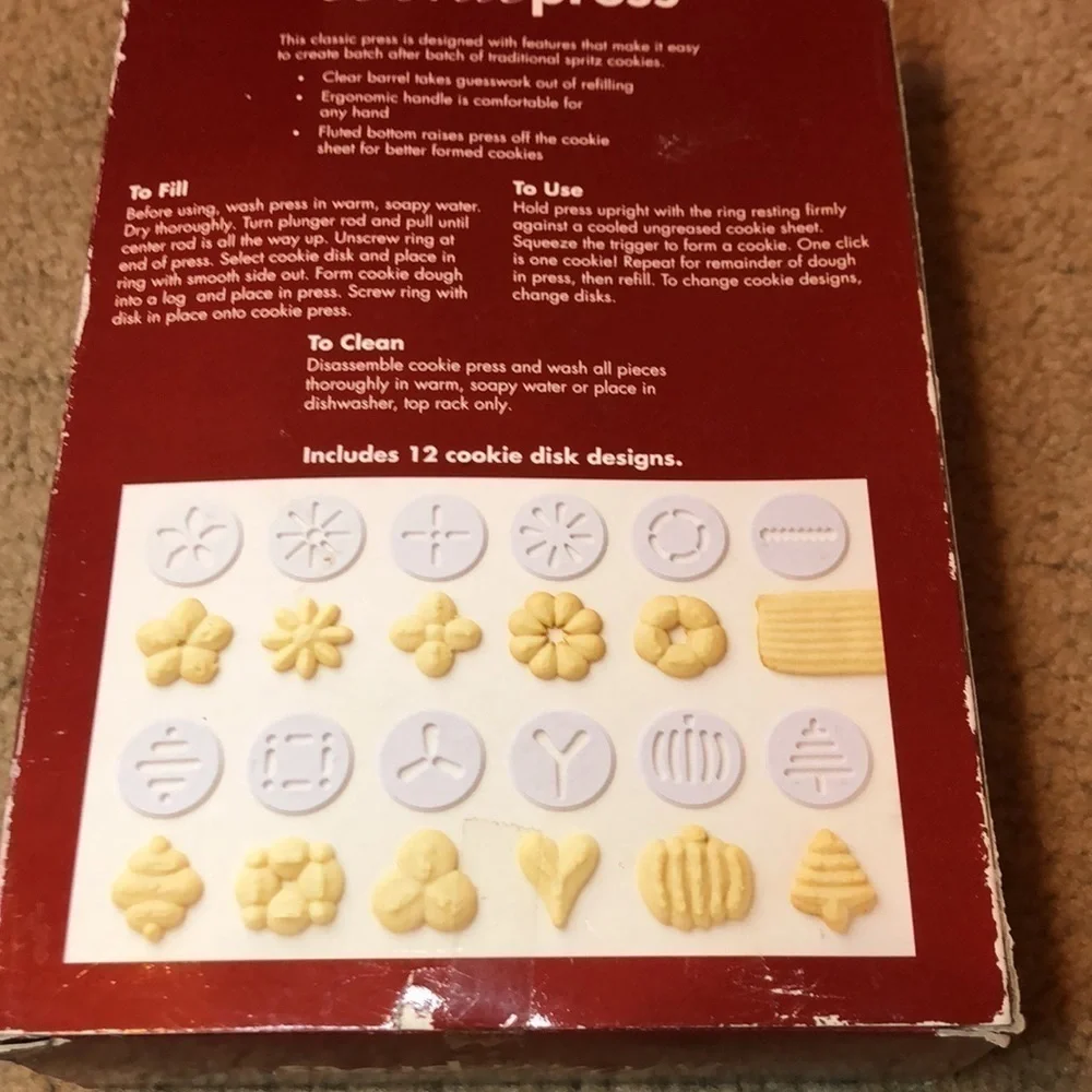 Wilton Comfort Grip Cookie Press